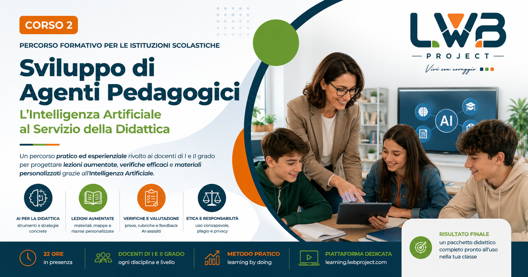 Copertina del corso Sviluppo di Agenti Pedagogici — L’Intelligenza Artificiale al Servizio della Didattica